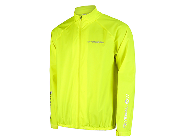 Fluo Yellow PU Motorcycle Rainwear